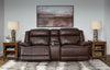VonKurt 2-Piece Power Reclining Loveseat Sectional with Console