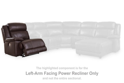 VonKurt Left-Arm Facing Power Recliner