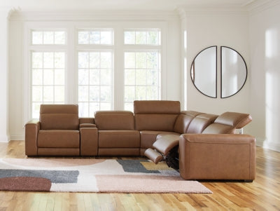 Rally-Up 6-Piece Power Reclining Sectional with Console