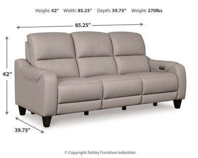 Mercomatic Power Reclining Sofa
