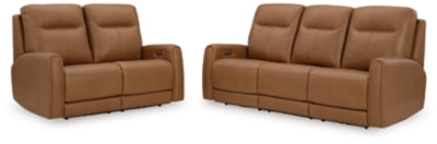 Tryanny Power Reclining Sofa and Loveseat