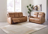 Tryanny Power Reclining Sofa and Loveseat