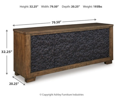 Rosswain 80" TV Stand